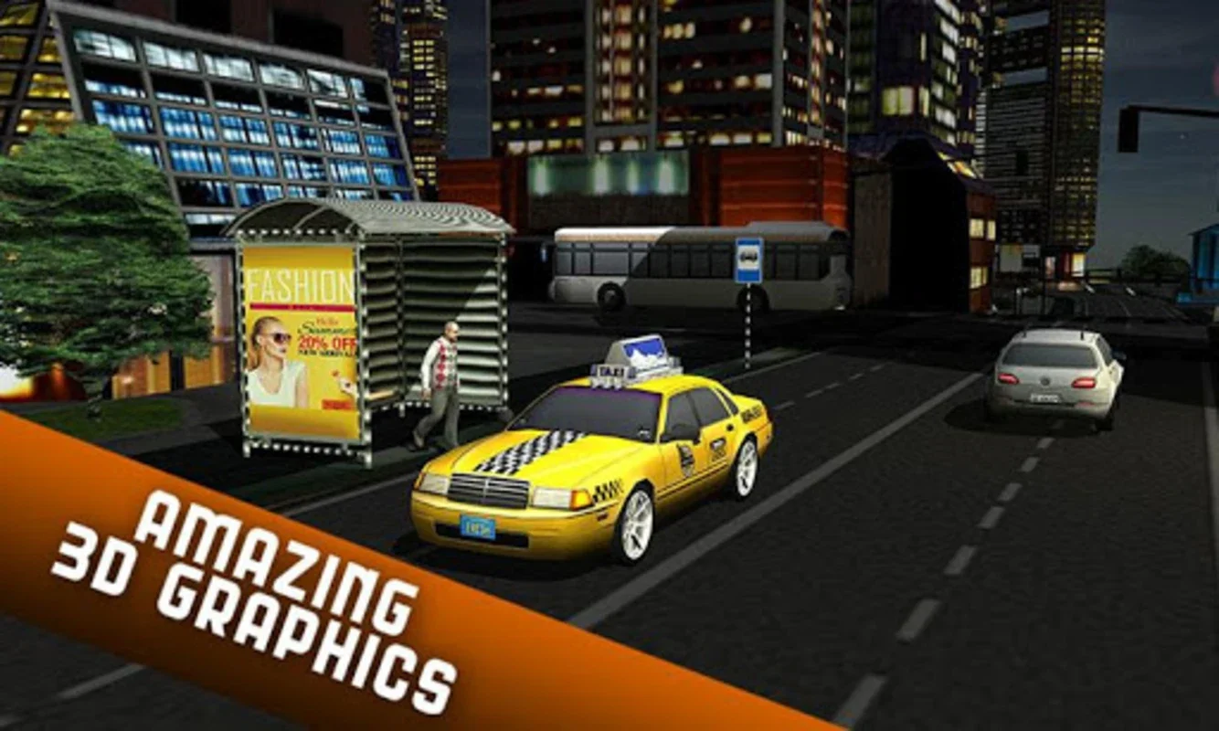 USA City Taxi Driver Mania Fun for Android - Realistic Driving Sim