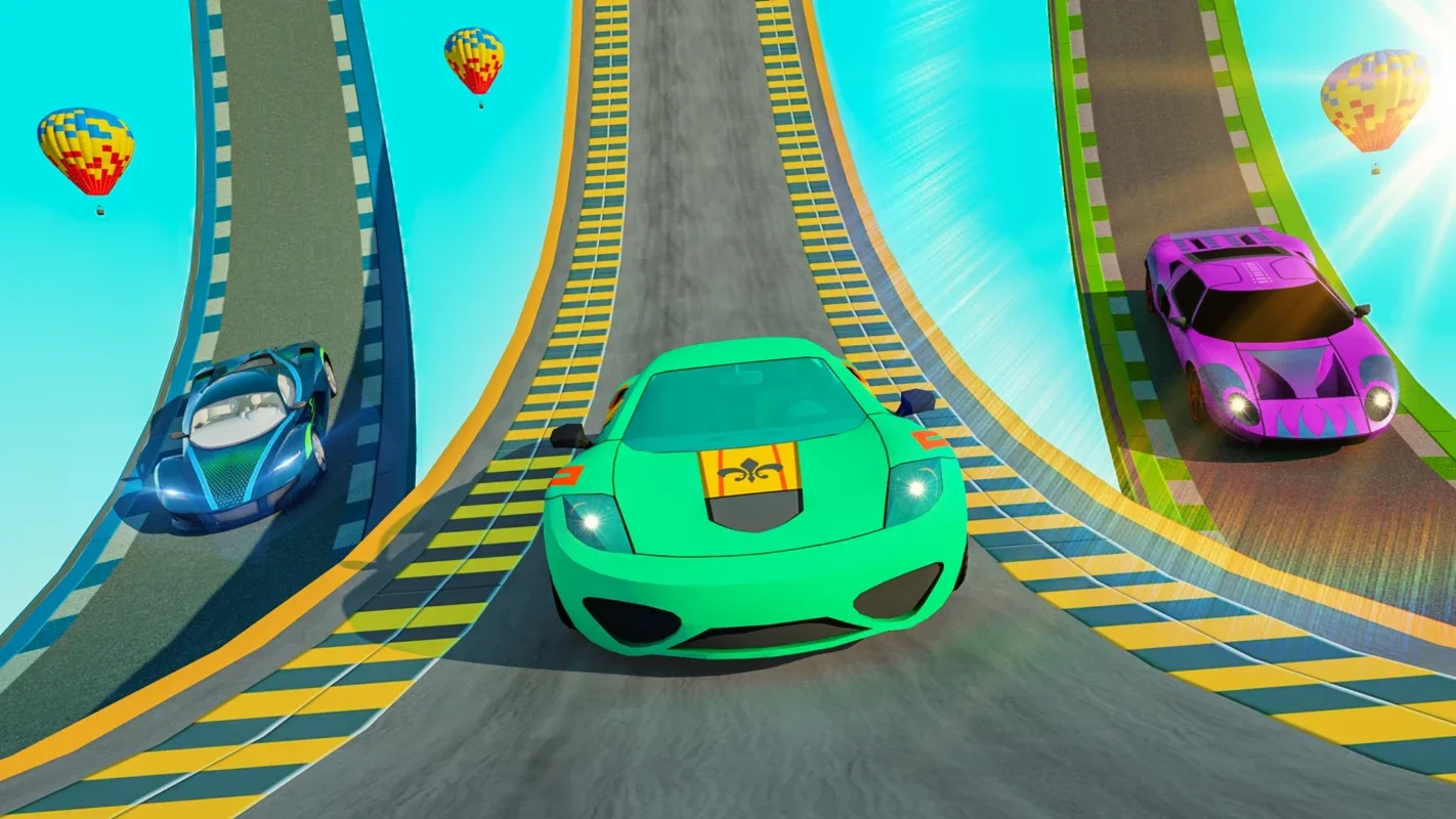 Superhero Mega Ramp GT Racing Stunts for Android - Fast - Paced Racing Action