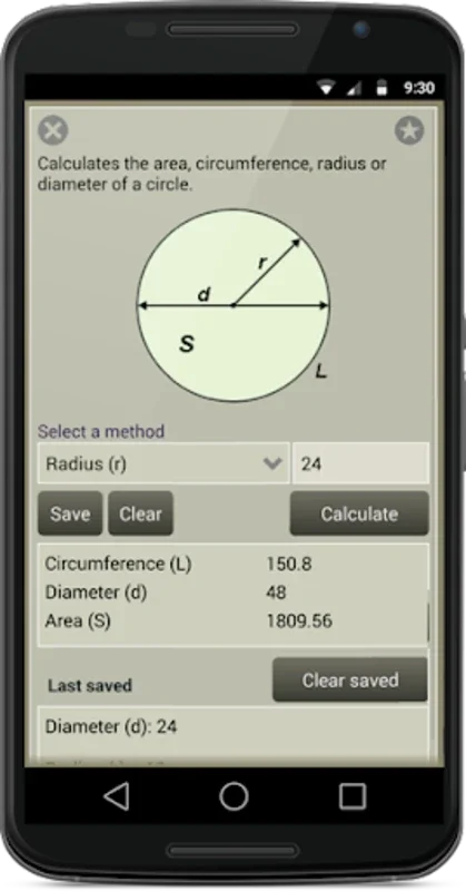 Fast Circle Calculator for Android: Effortless Circle Calculations