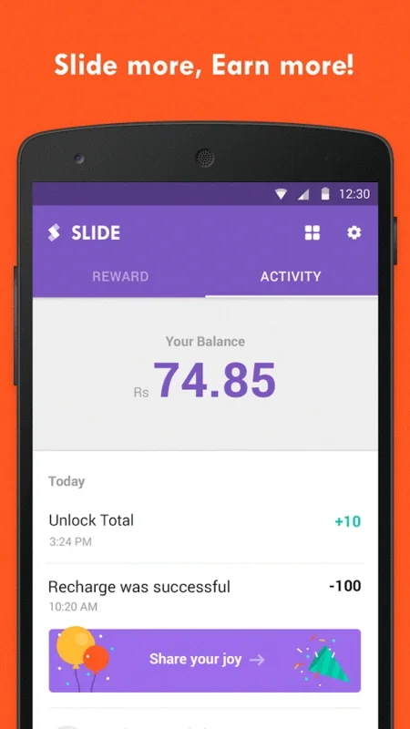 Slide for Android: Earn Rewards with Lock Screen Content