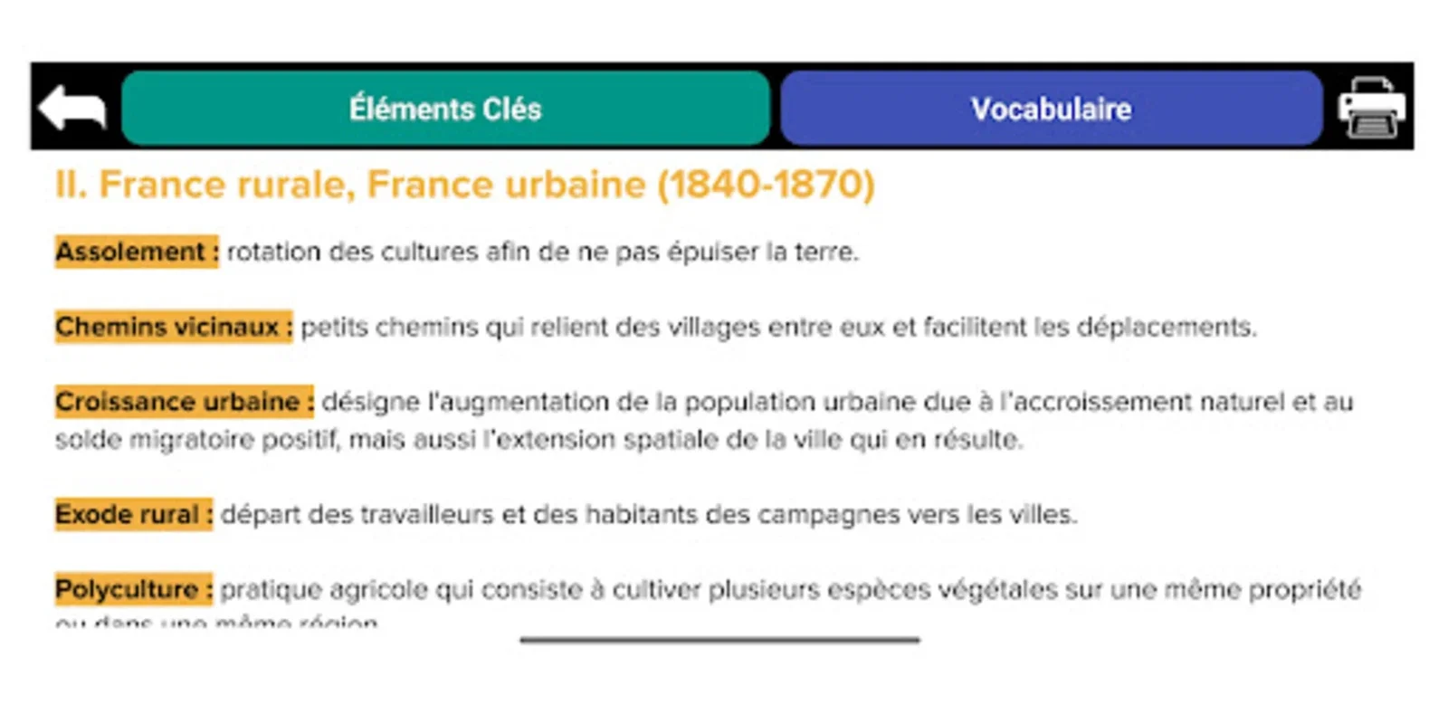 Fiches Histoire 1re for Android: A Great 1st - Grade History Learning Aid