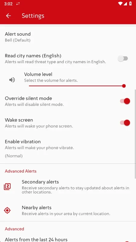 Tzofar - Red Alert for Android - Get Real-time Bomb Alerts