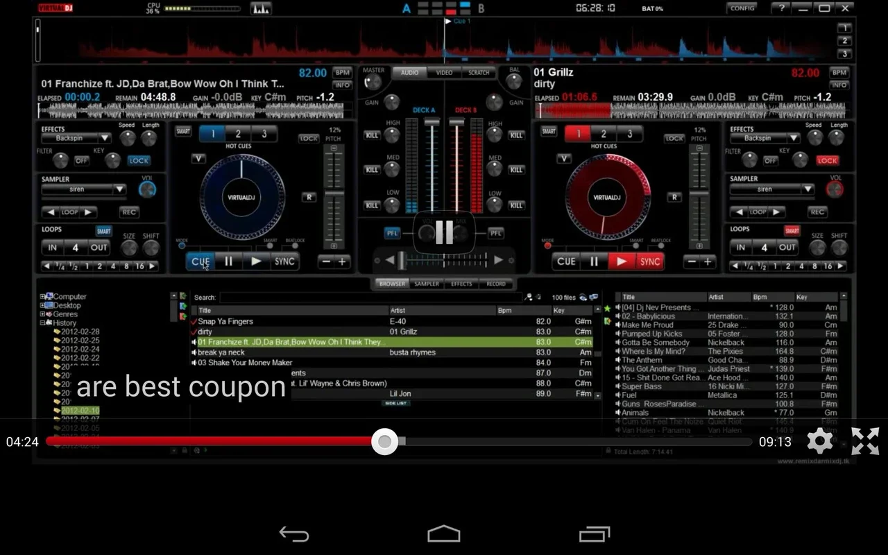 How To Use Virtual DJ for Android - Master Music Mixing