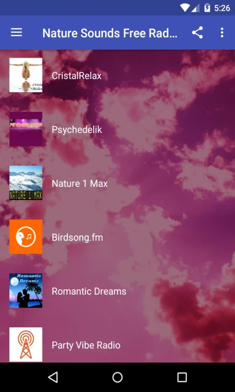 Nature Sounds Free Radio for Android - Stress Relief App