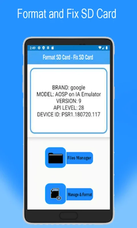 Format SD Card - Memory Format for Android: Efficient Formatting & Recovery