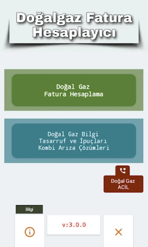 Doğalgaz Fatura for Android - Manage Energy Costs