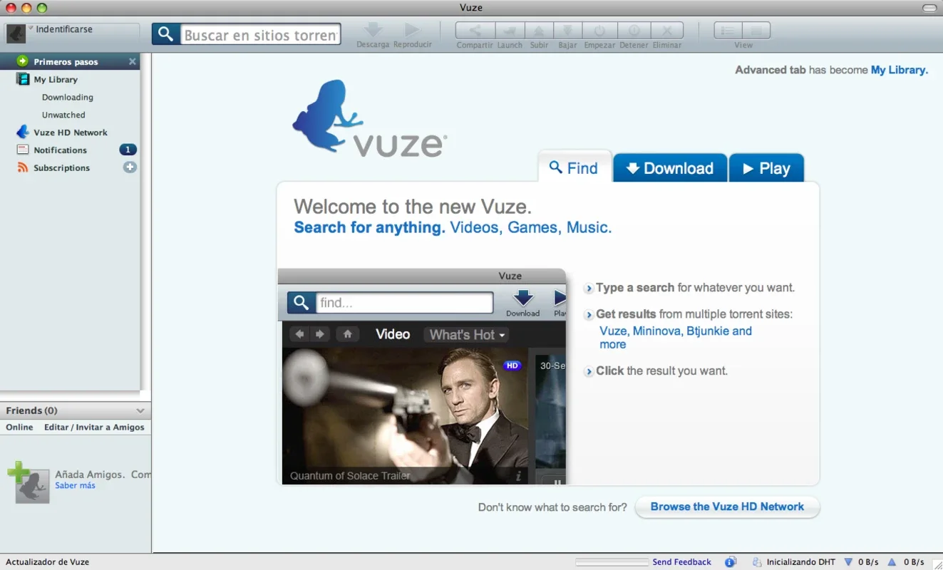 Vuze for Mac - The Powerful P2P Client