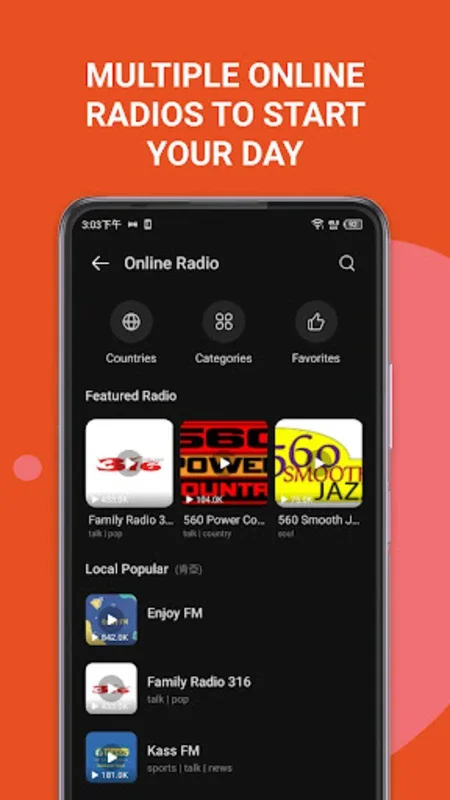 WOW FM for Android: Global Radio, Podcast Creation, and News