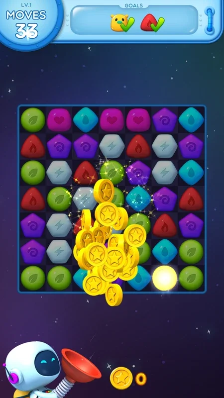 Little Odd Galaxy for Android - Engaging Match-3 Puzzle