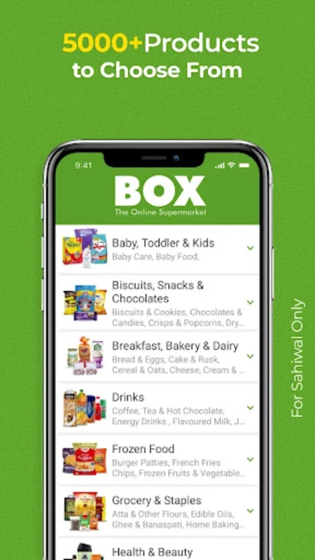 Box - The Online Supermarket for Android - Shop and Save