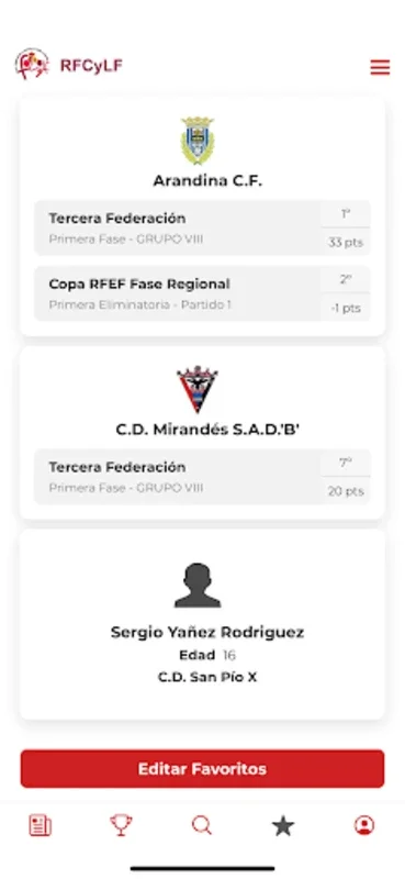 RFCYLF for Android: Your Local Football Companion