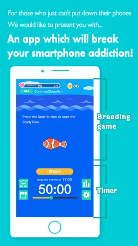 FishCure:stay focused for Android - Enhance Focus & Productivity