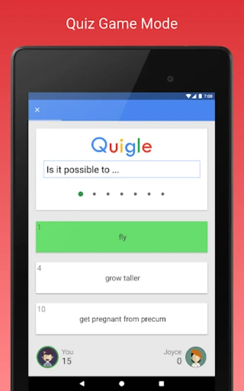 Quigle - Google Feud + Quiz for Android: Enhance Knowledge