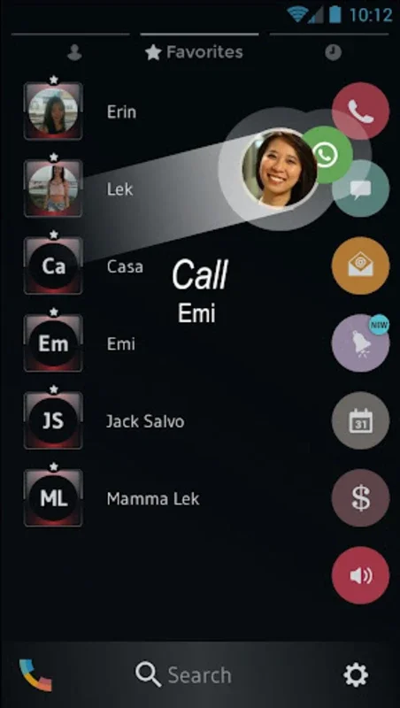 Theme Dialer Dusk Red for Android - Enhance Your Dialing Experience