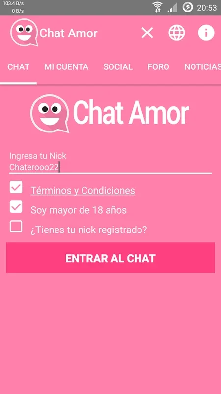 Chat Amor for Android - Connect with New People