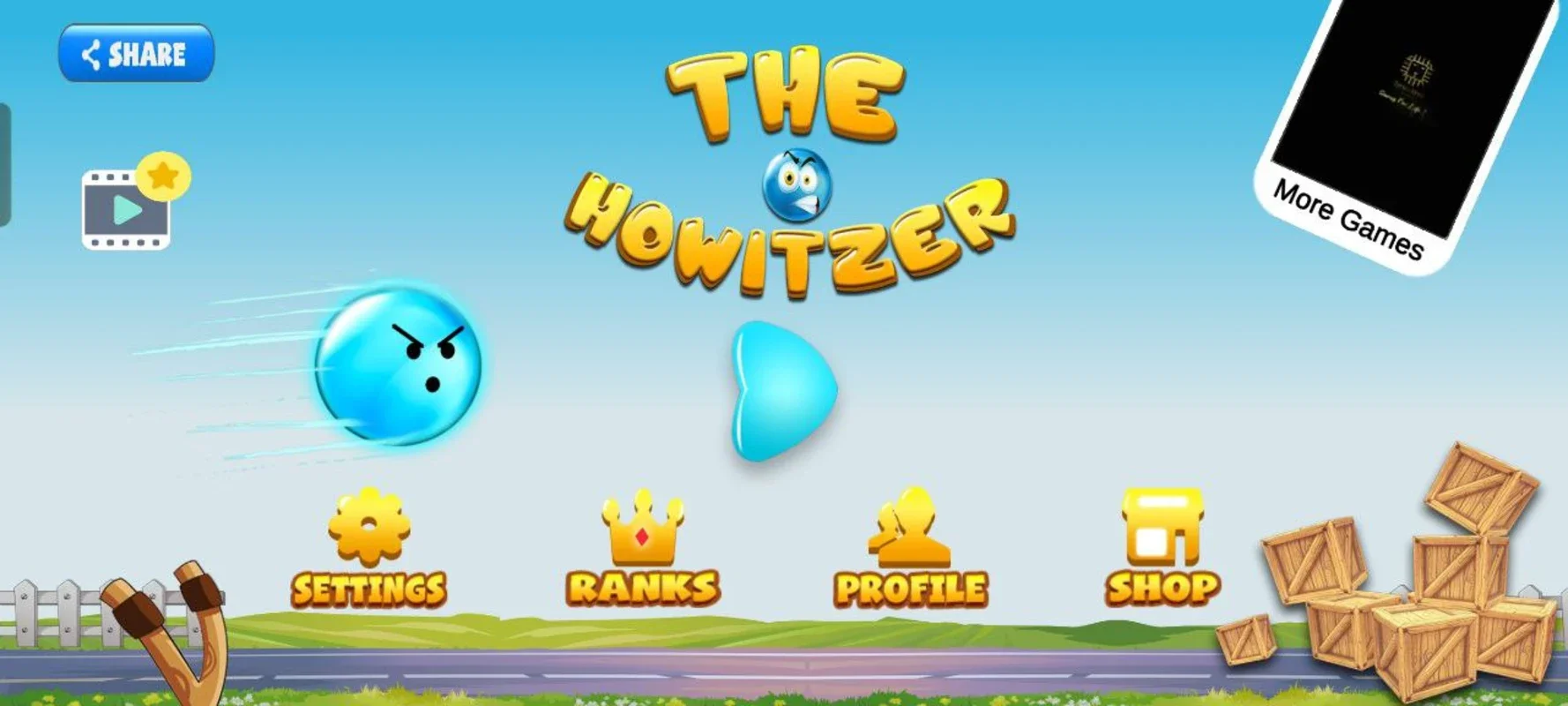 The Howitzer - Slingshot Adventure for Android: Fun for All