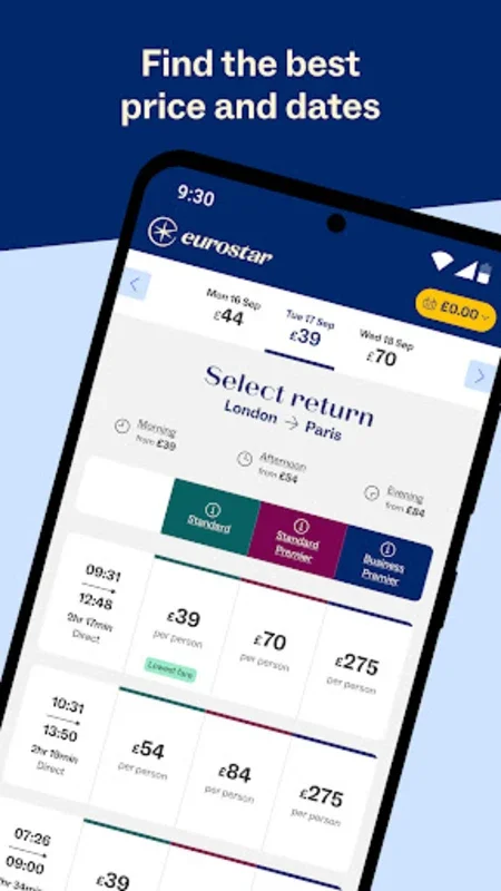 Eurostar for Android - High-Speed Train Travel Companion