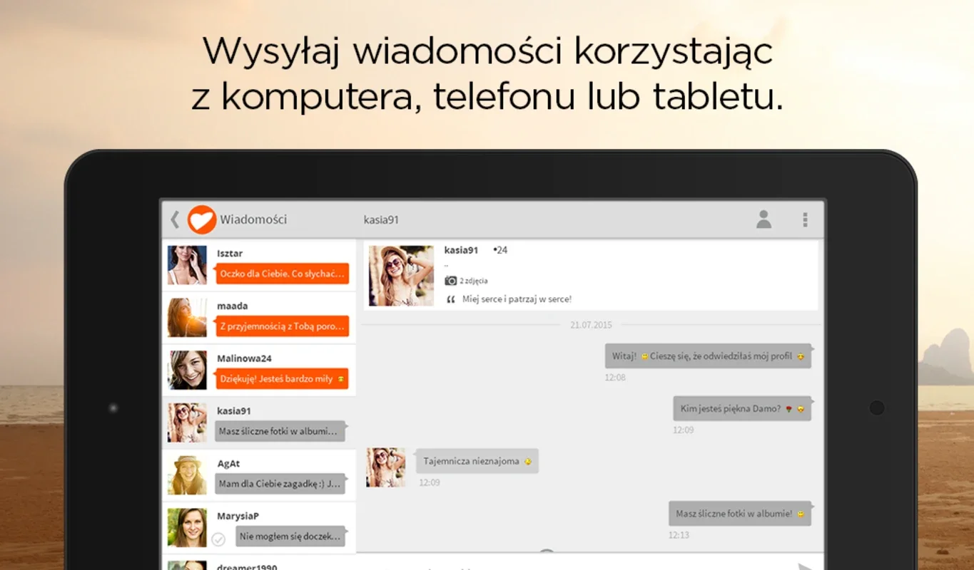 Sympatia for Android - Polish Dating App with Instant Chat and Photo Focus