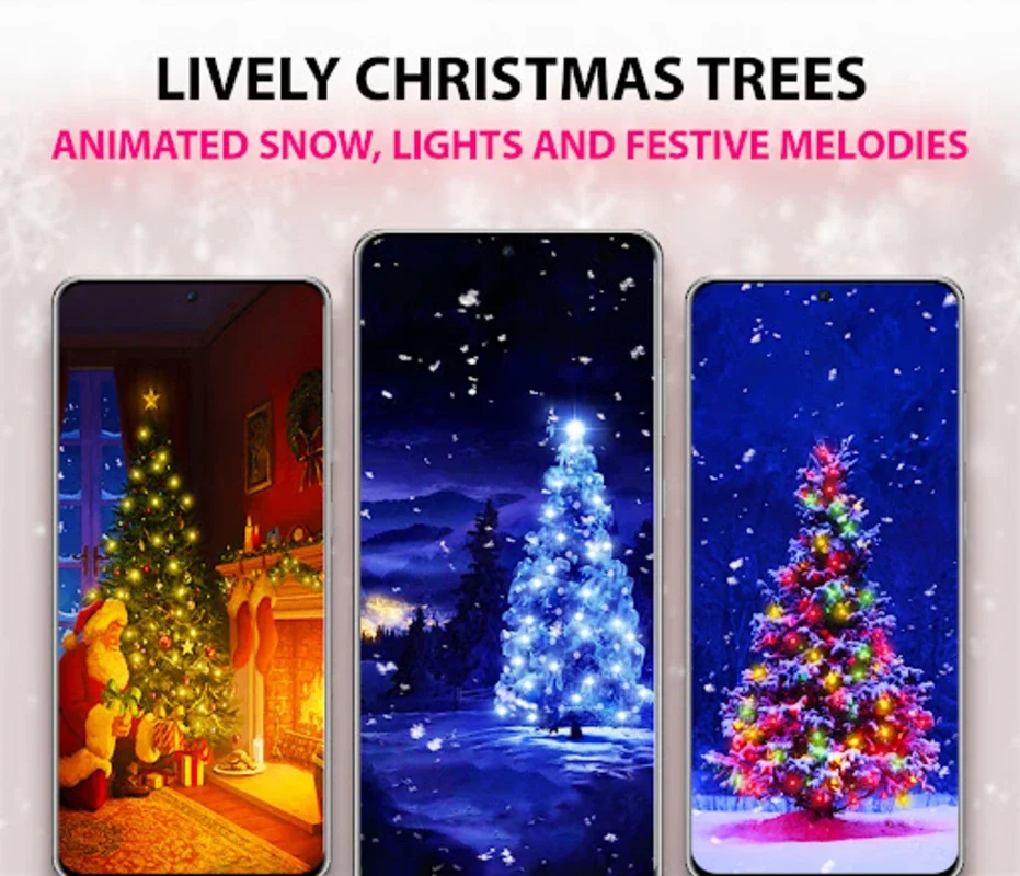 Christmas Tree Live Wallpaper for Android - Festive Scenes & Music