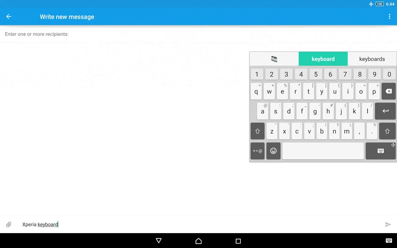 Teclado Xperia: The Official Android Keyboard for Xperia Devices