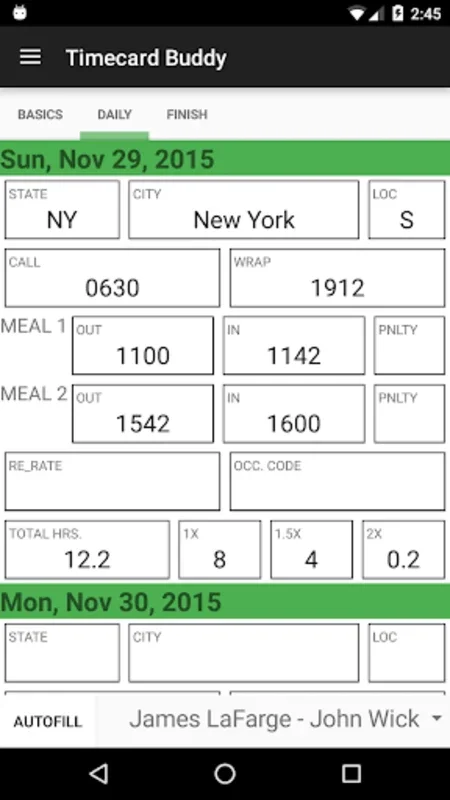 Timecard Buddy for Android: Streamline Timecard Management