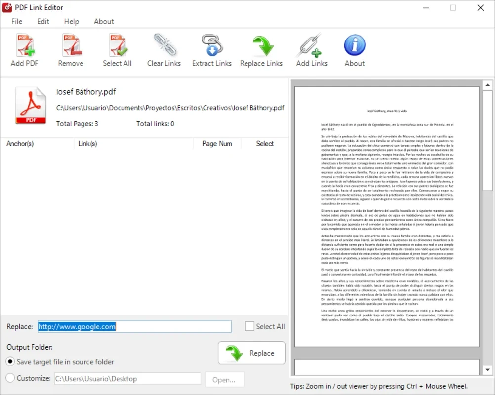 PDF Link Editor: Efficient Link Management for Windows