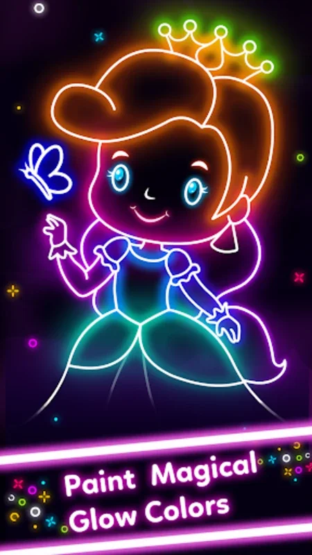 Doodle Glow Coloring for Android: Enhance Creativity