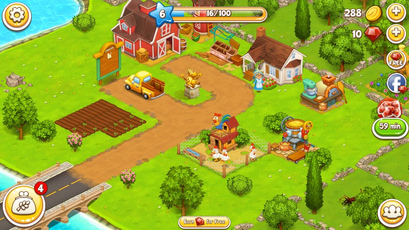 Farm Town Happy Village for Android: Manage and Supply