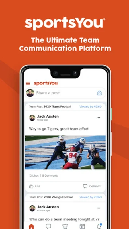 sportsYou for Android: Seamless Sports Team Communication