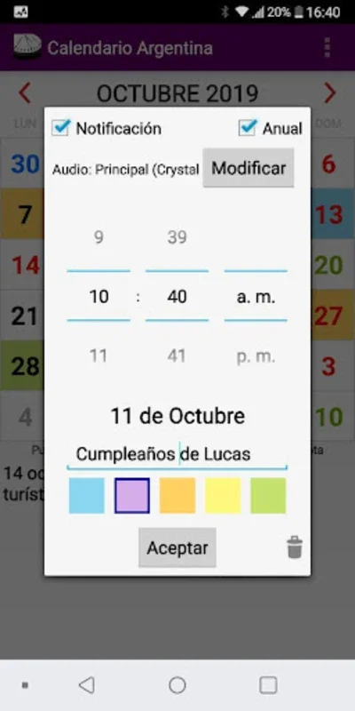 Calendario Laboral Argentina for Android - No Downloading Required