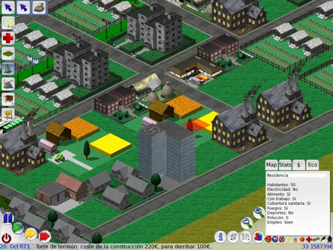 LinCity-NG for Windows - Build Your Dream City