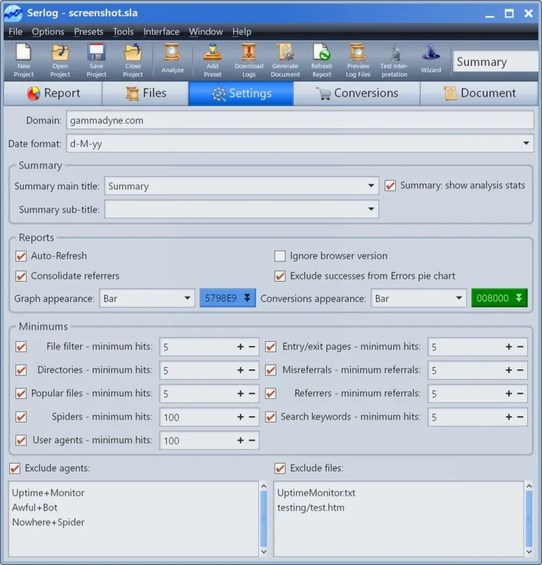 Serlog for Windows - Analyze Server Logs for Free