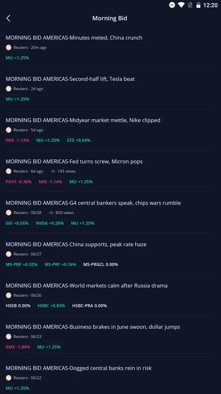 Webull for Android - Monitor the Stock Market