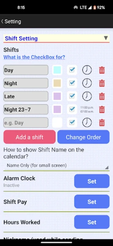 Shift Schedule for Android - Manage Your Work Life Easily