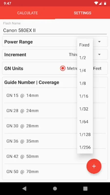 Manual Flash Calculator (Free) for Android - Download the APK from AppHuts