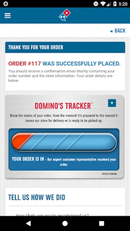 Domino's Pizza Nigeria for Android - Custom Pizza Orders