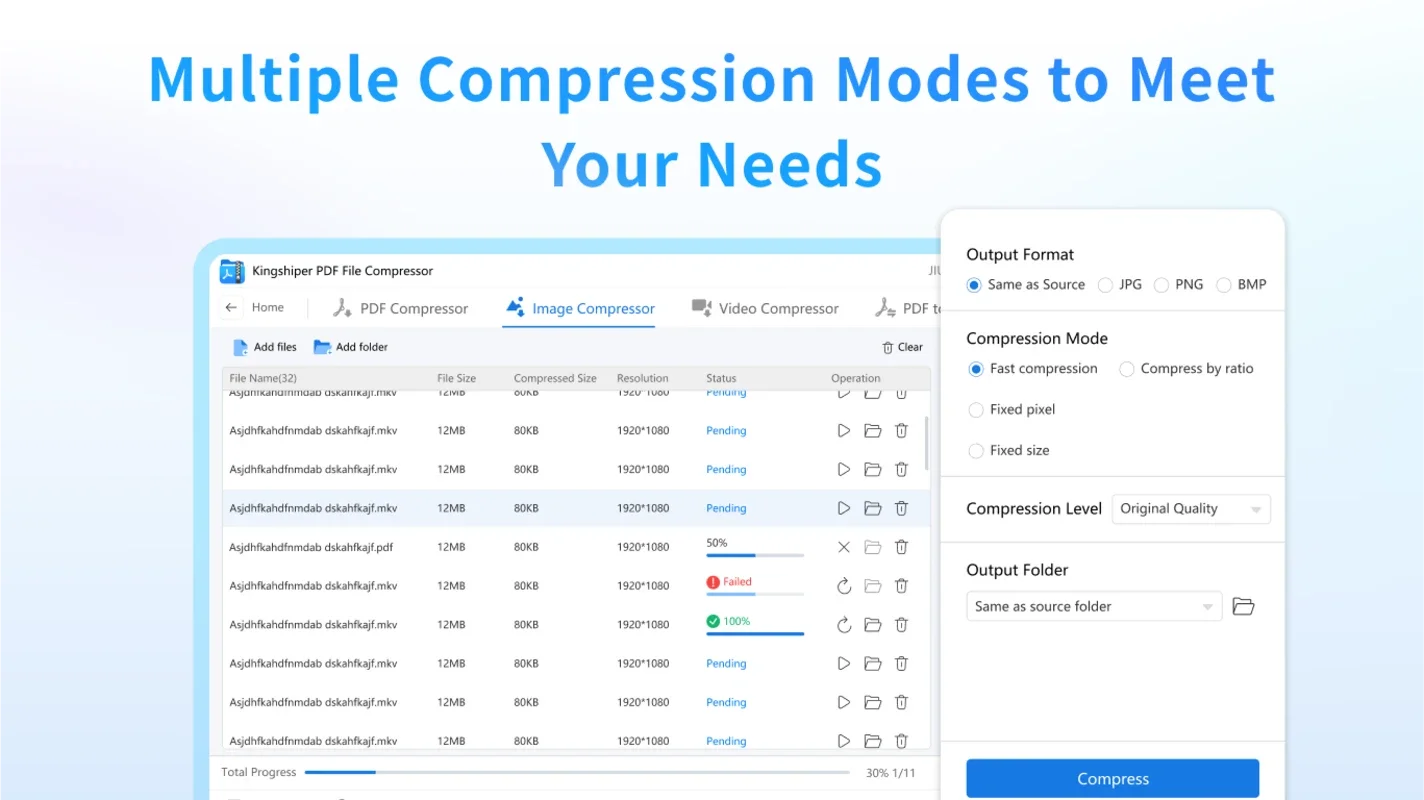 Kingshiper PDF File Compressor for Windows: Efficient & High-Quality Compression