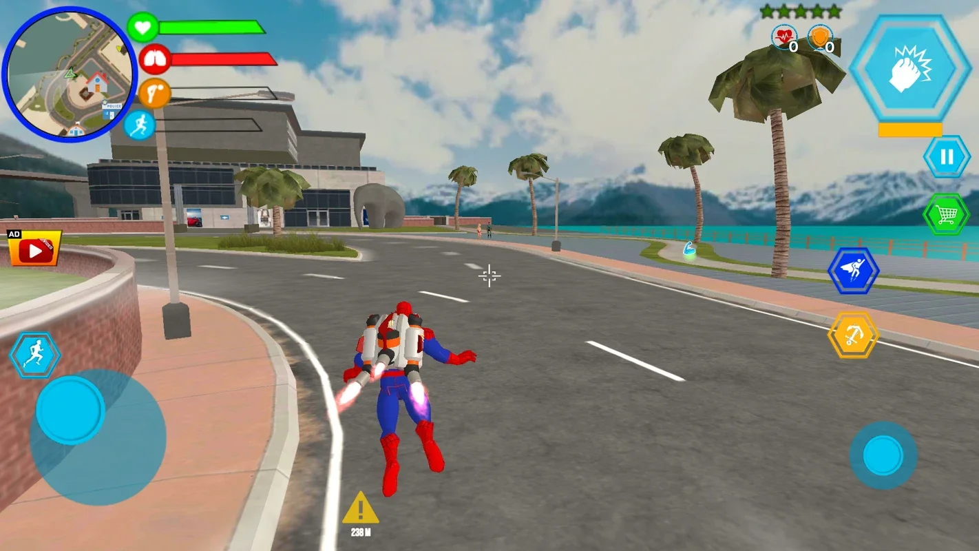 Spider Rope Hero Man for Android - Protect the City