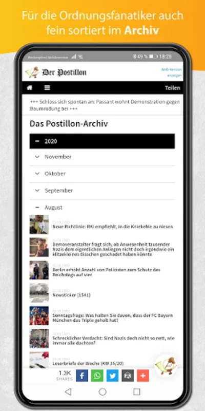 Der Postillon for Android - Satirical News Delight