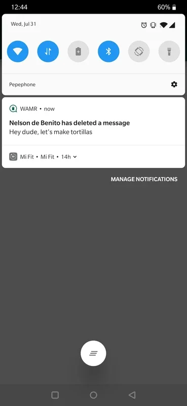 WAMR for Android - Recover Deleted Messages