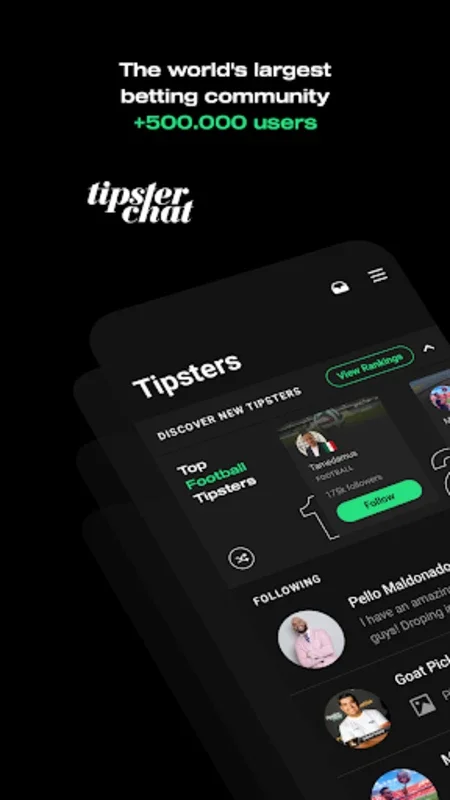 Tipster Chat - Pro Sport Tips for Android - No Download Needed