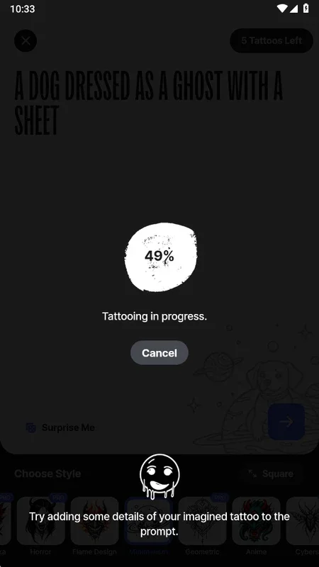 Ink AI for Android - Generate Tattoo Designs with AI