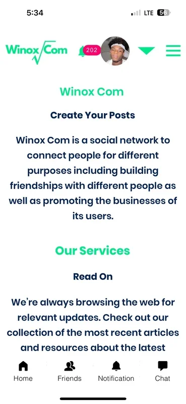 Winox Com - Social Network for Android: Connect and Engage