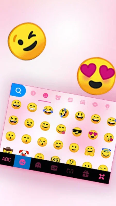 Pastel Pink Heart Keyboard The for Android - Elegant Typing