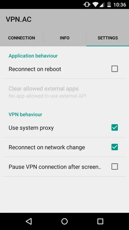 VPN.AC for Android - Secure Mobile Traffic