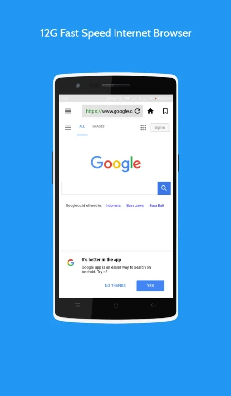 12G Fast Speed Internet Browser for Android - Lightning-Fast Browsing