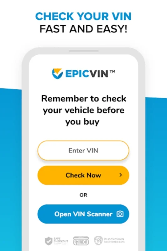 EpicVIN Vehicle History Report for Android - Comprehensive Checks