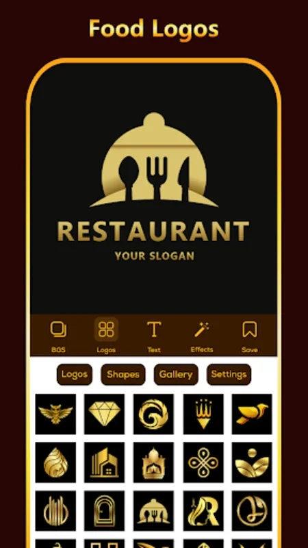 Luxury Logo Maker for Android - Create Unique Brand Logos