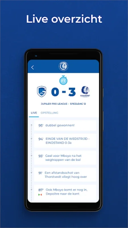 KAA Gent for Android - Ultimate Football App