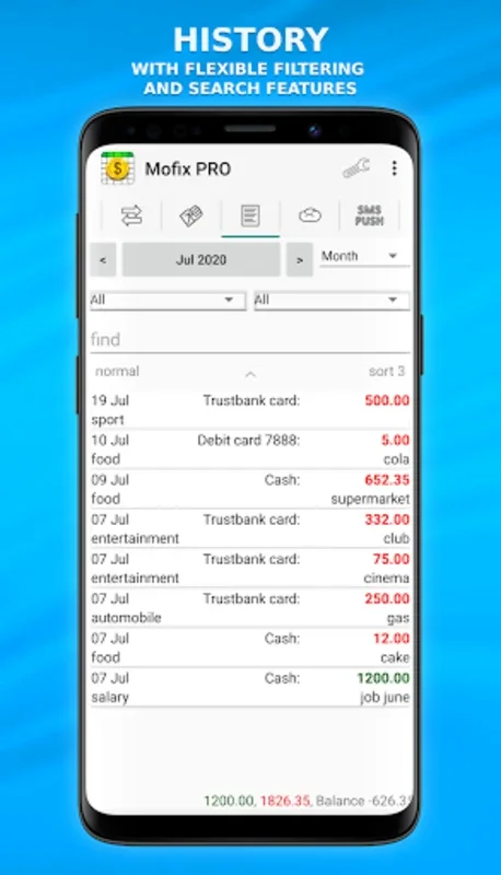 Mofix for Android: Optimize Your Finances